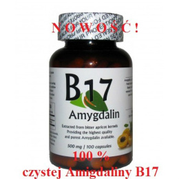 Absolutny Bestseller 100% CZYSTEJ AMIGDALINY B17 500mg 100 tbl ! Prunus Armeniaca L.