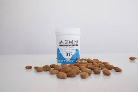 NOWOŚĆ ! Zestaw 12 opakowań Amigdalina 500 mg, 100 tabletek Oryginal T500 oryginal Cyto Pharma de Mexico Letril Laetrile