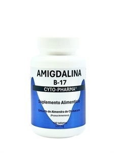 NOWOŚĆ ! Zestaw 12 opakowań Amigdalina 500 mg, 100 tabletek Oryginal T500 oryginal Cyto Pharma de Mexico Letril Laetrile